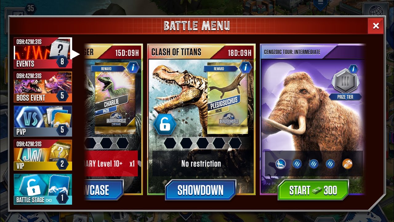 Clash of Titans: Plesiosuchus: Battle 5 final | Jurassic World the game