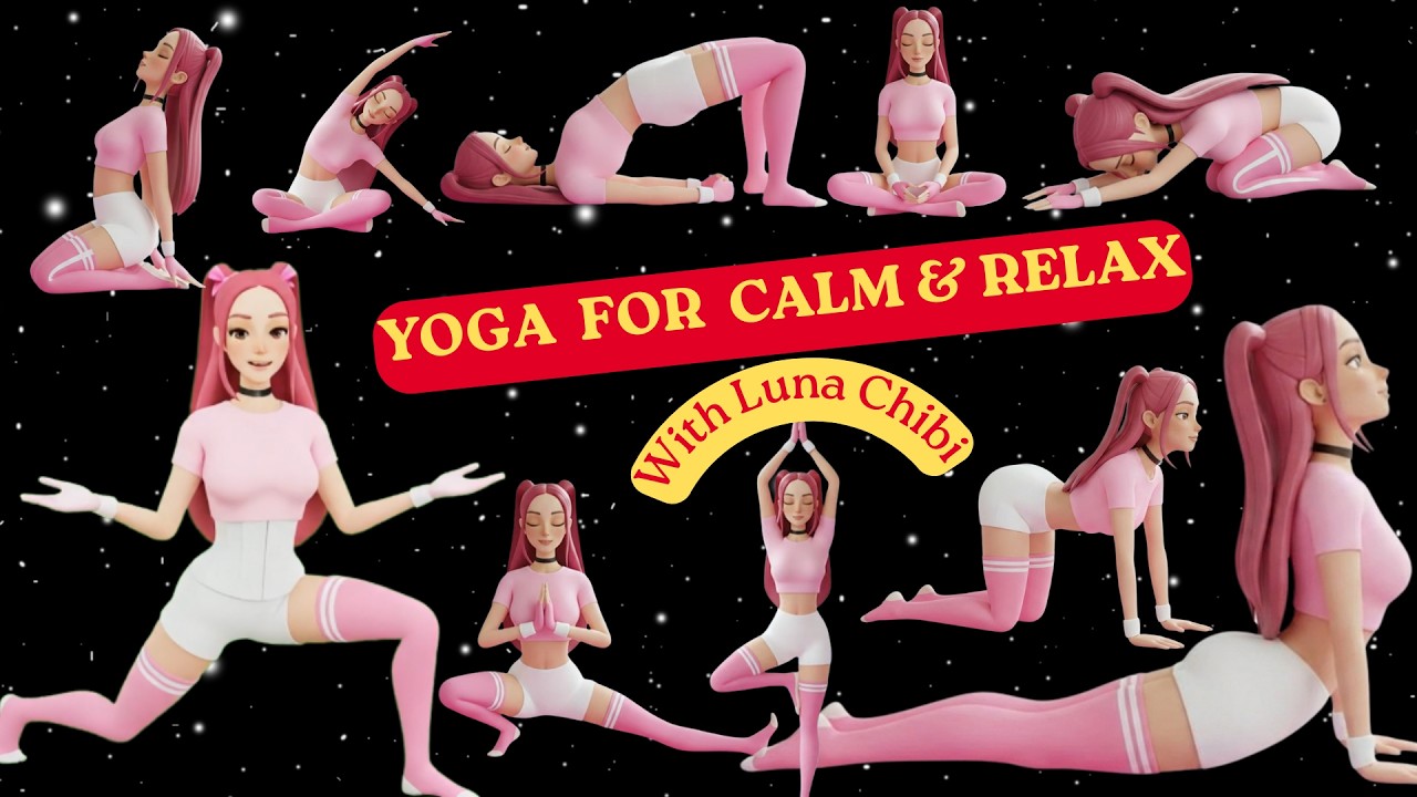 Yoga for Overthinking | Yoga for Children | Yoga for Health | Autumn Yoga | Yoga Luna Chibi