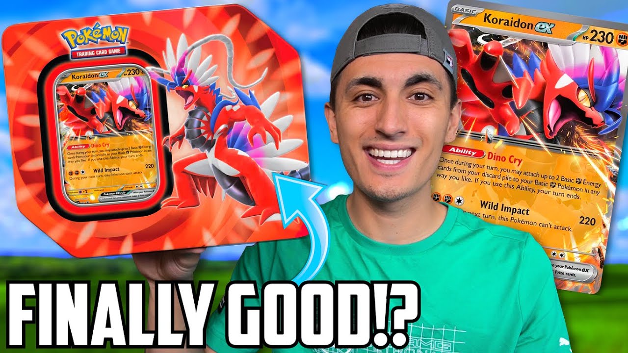 What's Inside? Pokemon Koraidon ex Tin! (Pokemon Cards Opening)