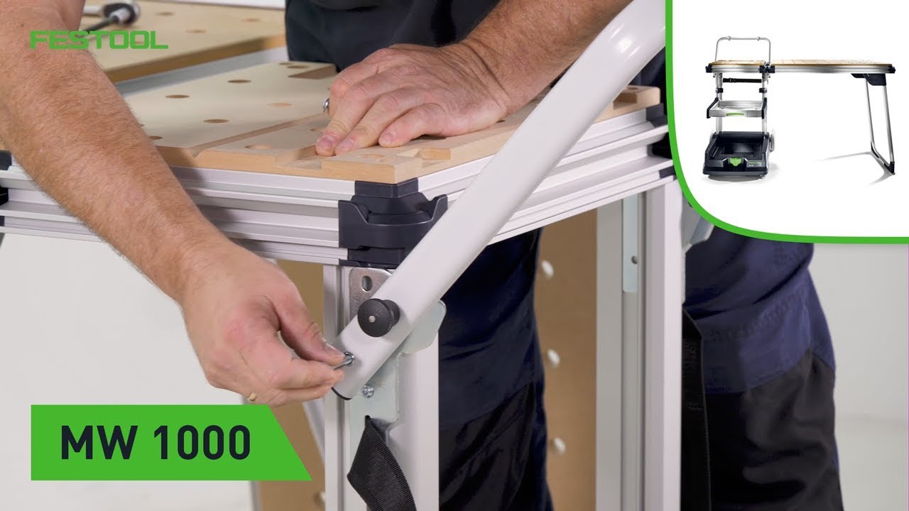 Festool TV Folge 133: Aufbau der mobilen Werkstatt MW 1000