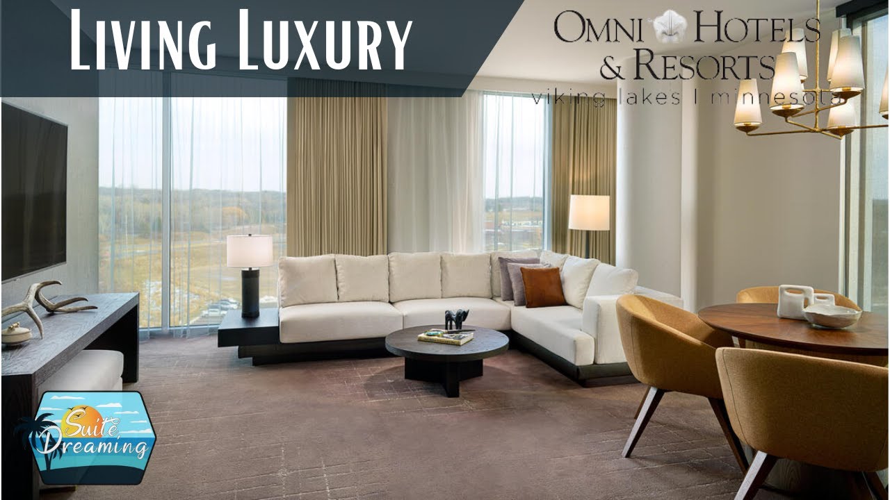Luxury Suite - King Corner Suite Omni Vikings Lake - NEXT TO VIKINGS Practice field