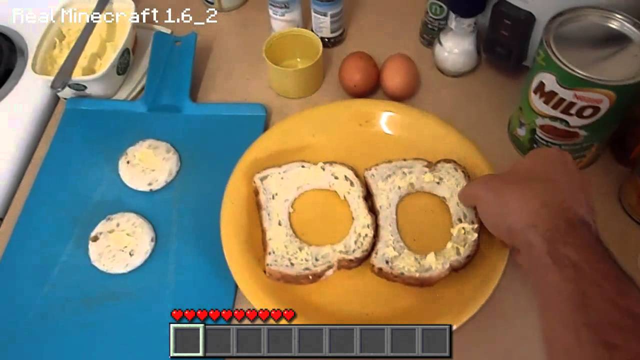 Real Life Minecraft Cooking - TOADS IN THE HOLE (Realistic Minecraft)