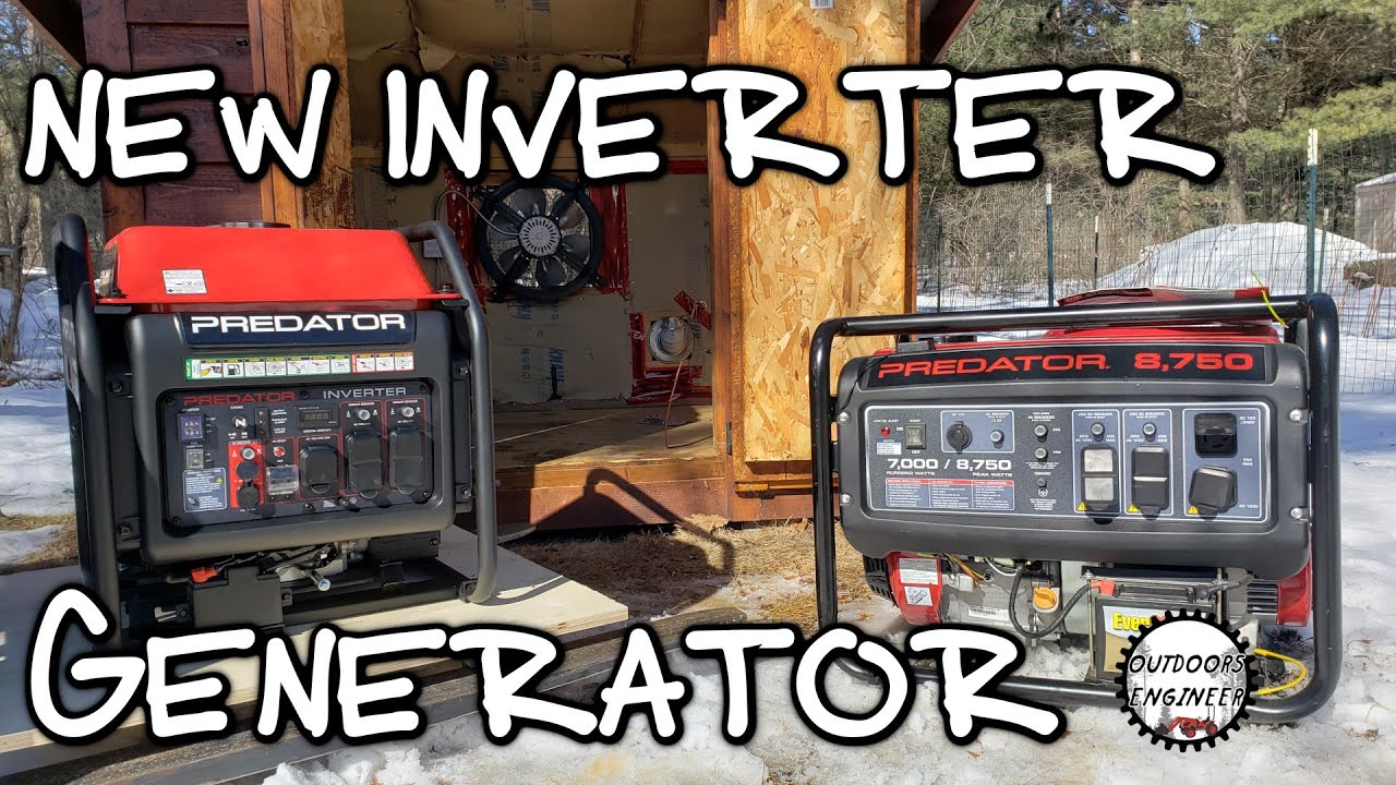 Инверторный генератор Harbor Freight и самодельный генераторный ангар