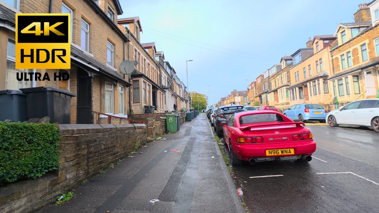 A stroll around the block (BRADFORD) 4K, HDR