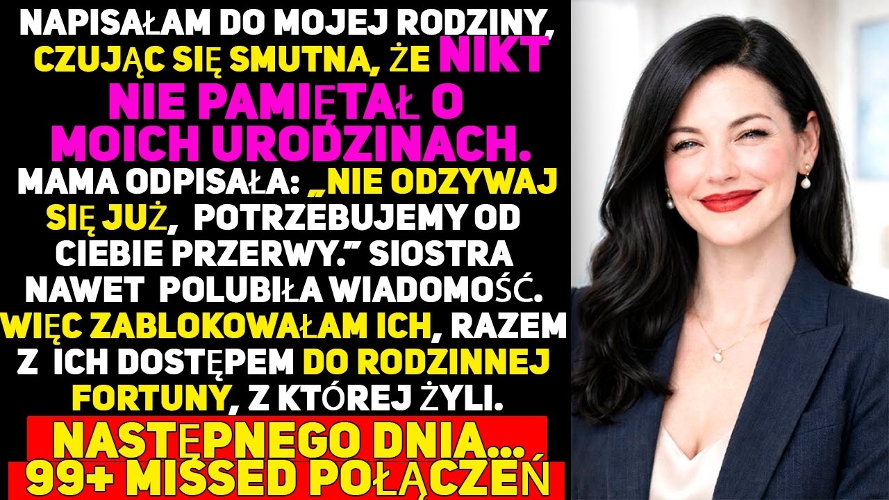 Moi rodzice odcięli mnie w urodziny, mówiąc „potrzebujemy przestrzeni” — aż zobaczyli moje konto