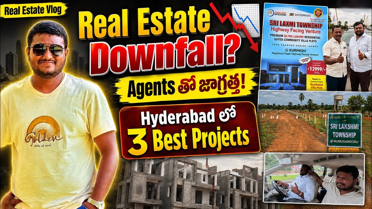 🔥 Real Estate Downfall? 📉 Agents tho Jagratha! 3 Best Projects with Ranjith Properties
