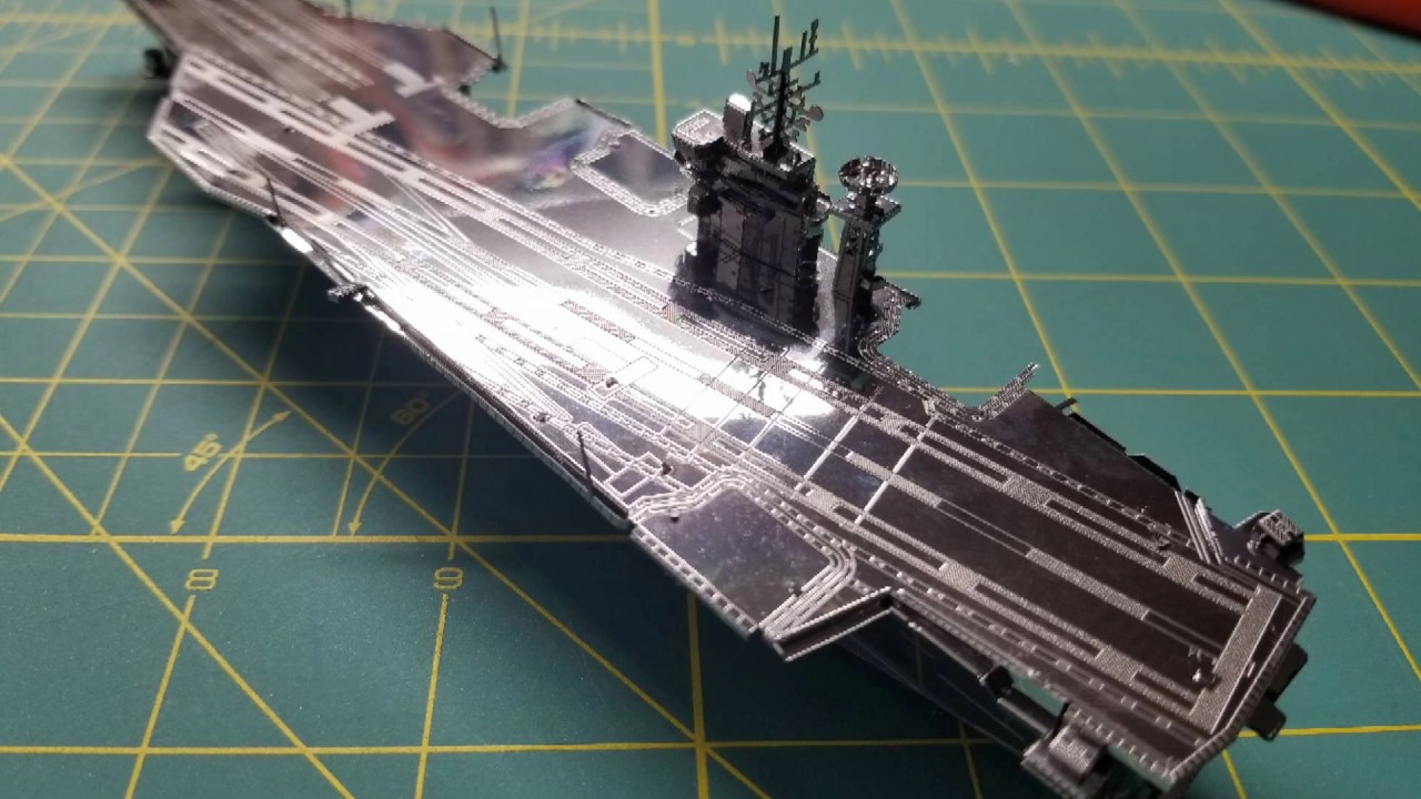 Metal Earth Iconix USS Theodore Roosevelt Build