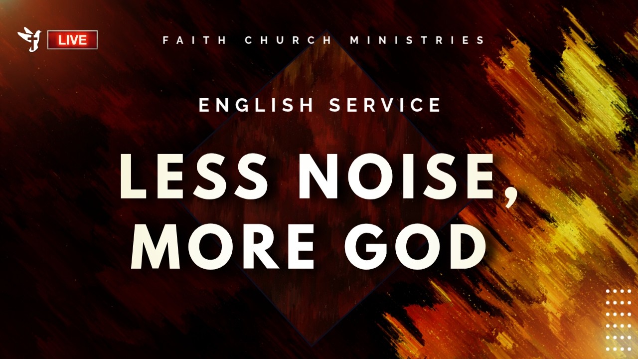 🔴 LIVE |  LESS NOISE, MORE GOD  | ENGLISH SERVICE | SUNDAY SERVICE | 15.02.2026