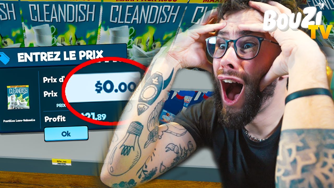 MON SUPERMARCHÉ DEVIENT GRATUIT ?! (Supermarket Simulator #5)