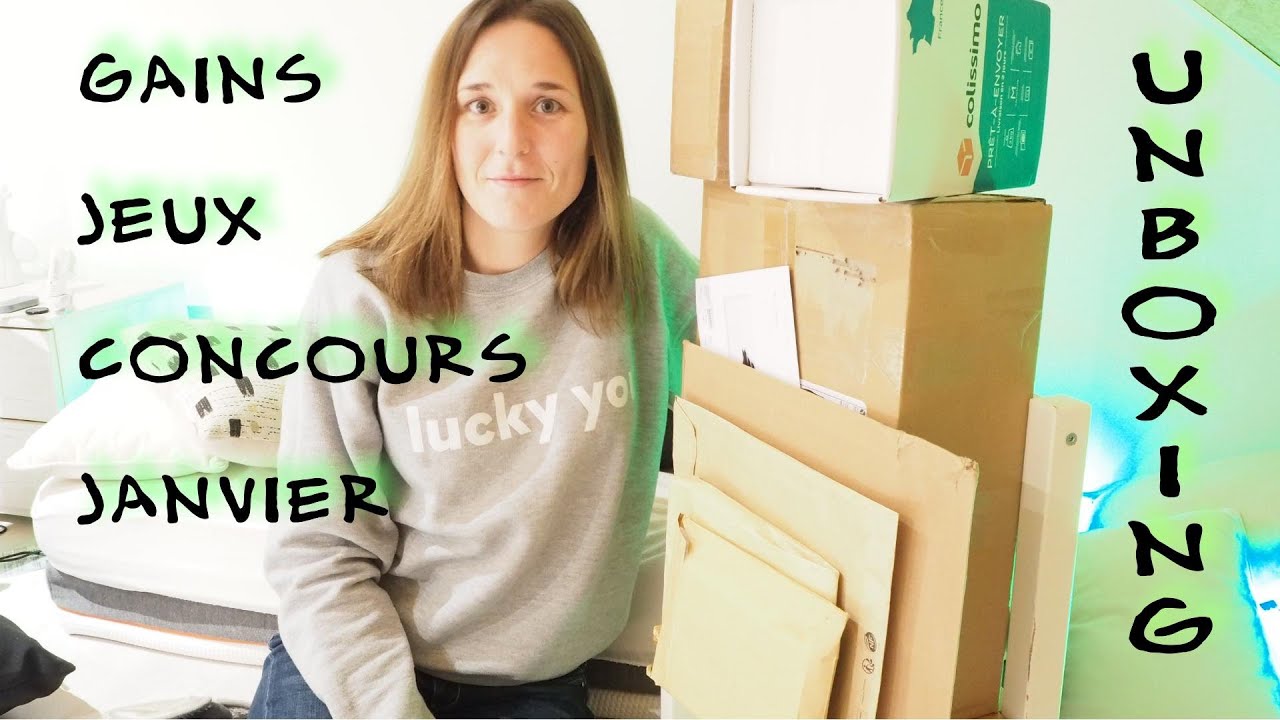 📦🍀 Concouriste : GAIN JEUX CONCOURS (JANVIER)