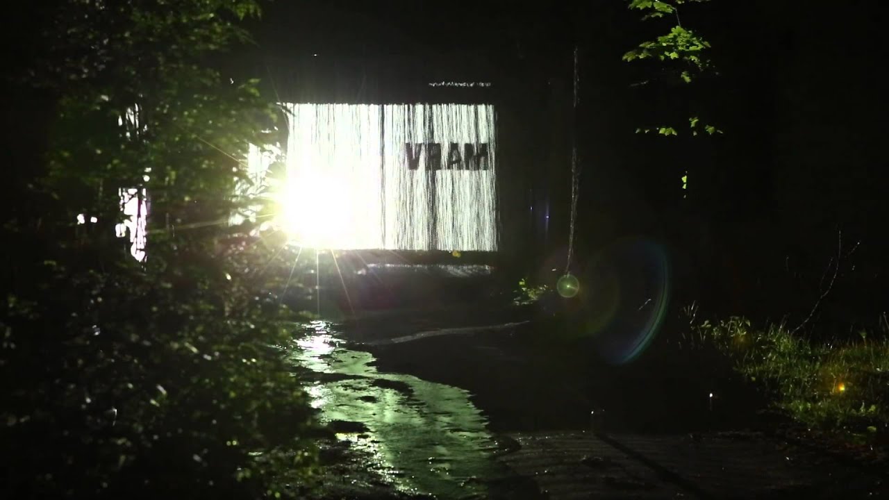 10' Water Screen Projection Test