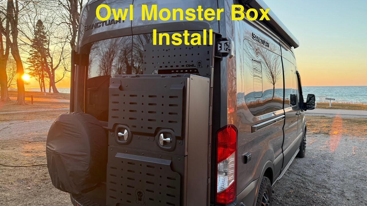 Owl Vans Monster Box Install on a Ford Transit Van with B2 Carrier