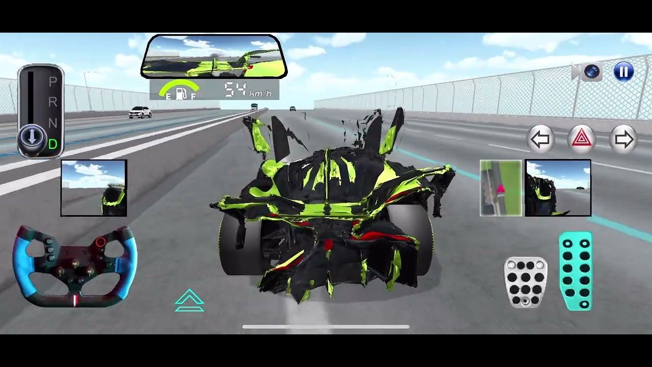 Crazy Mercedes CRUSH Drive 😂| Highway 3D Driving Class Gameplay Android iOS🥹