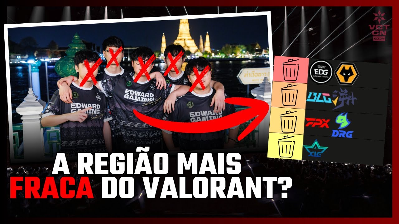 A PIOR Região do VALORANT??? / VCT China 2026 Kickoff Tierlist