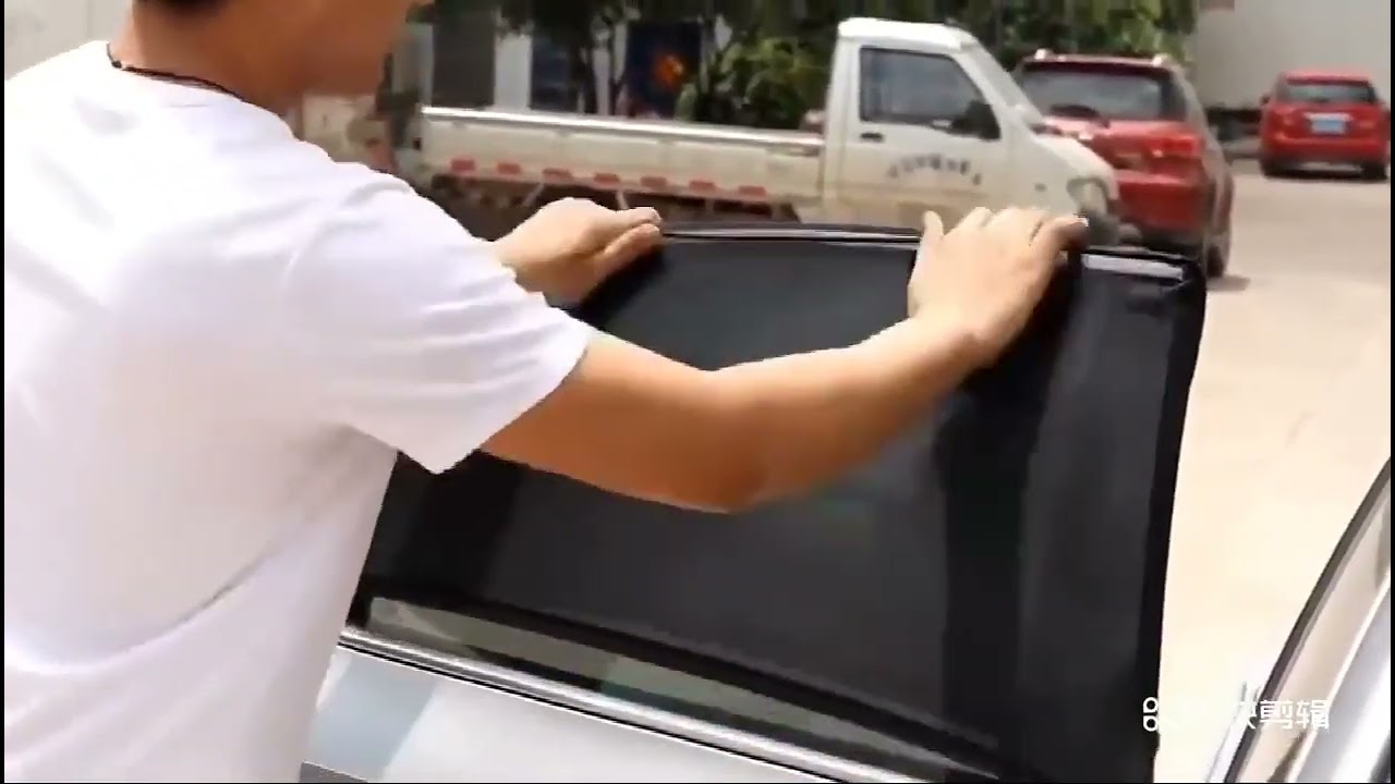 2Pc Car Sunshade Curtain Auto Window Cover UV Protection Sun Shade Visor Shield Window Protector Fil