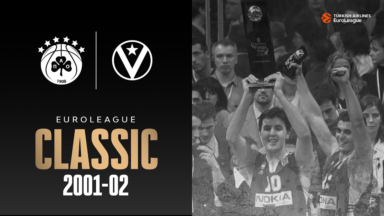 Kinder Bologna - Panathinaikos ELECTRIFYING Clash FINAL in BOLOGNA 2001/02 | EUROLEAGUE CLASSIC GAME