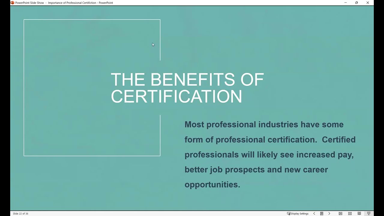 Becoming a Professional: The Benefits of Certification in the Geospatial Profession