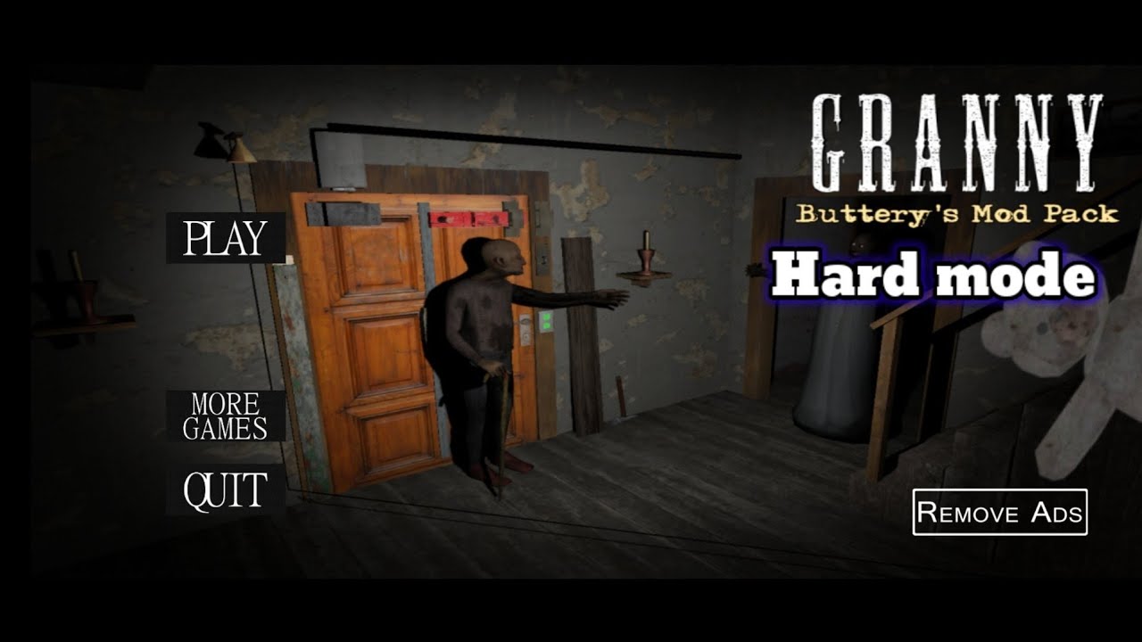 Granny Buttery's Mod Pack With Grandpa Shotgun Hard mode Full Gameplay