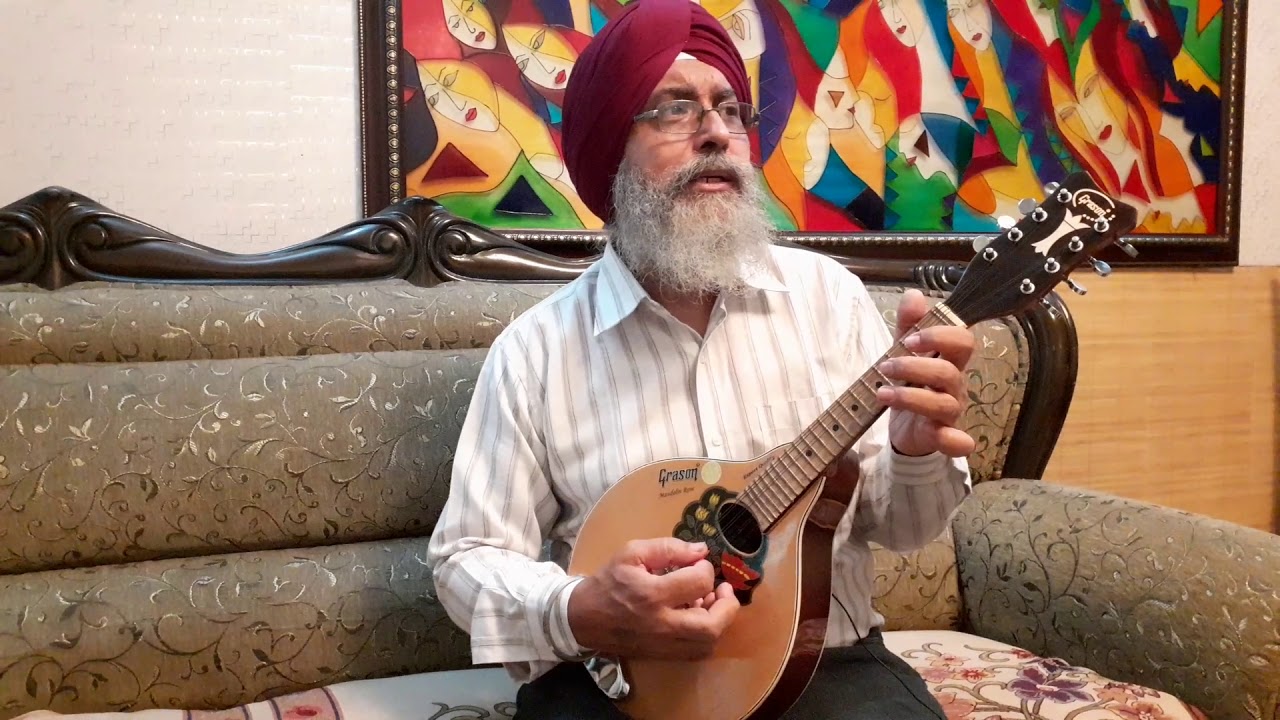 SHABAD GURBANI | Online Music School | MANDOLIN | Gobind Ke Gun Gavo Sadho | Learn to Play Mandolin