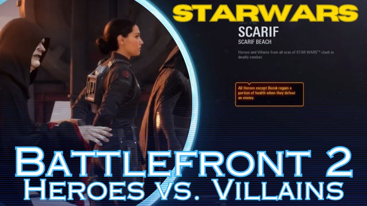 Heroes vs. Villains: Scarif (Full Gameplay) Star Wars Battlefront 2 [No Commentary] 2025