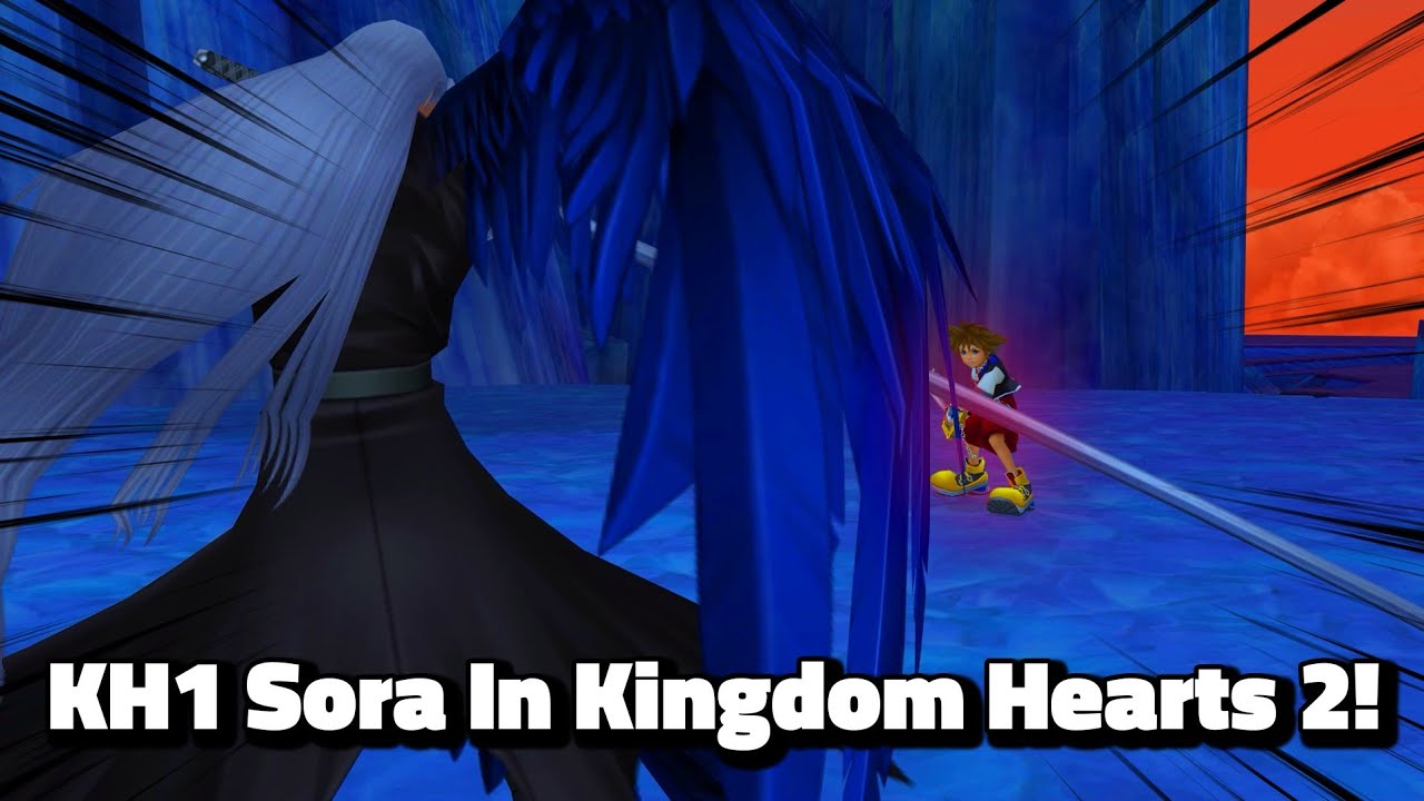 [KH2 Mods] KH1 Sora Mod VS Sephiroth | Без урона (критический режим)