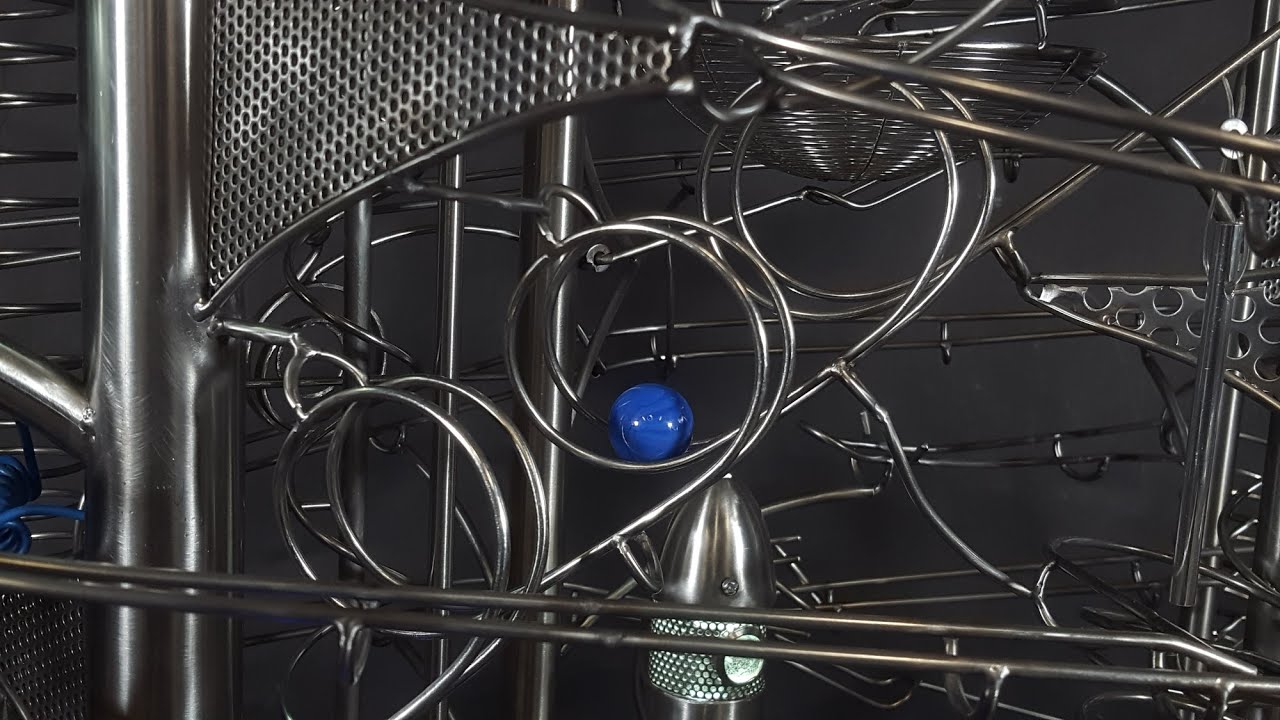 Rolling Ball Sculpture, Kinetic Art: 
