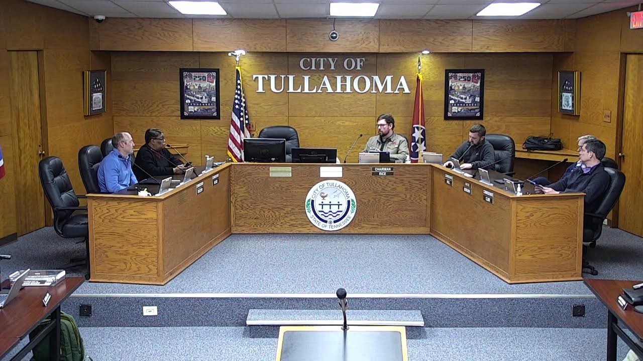 Tullahoma Planning Commission Meeting 03-16-2026 Livestream 4:30pm