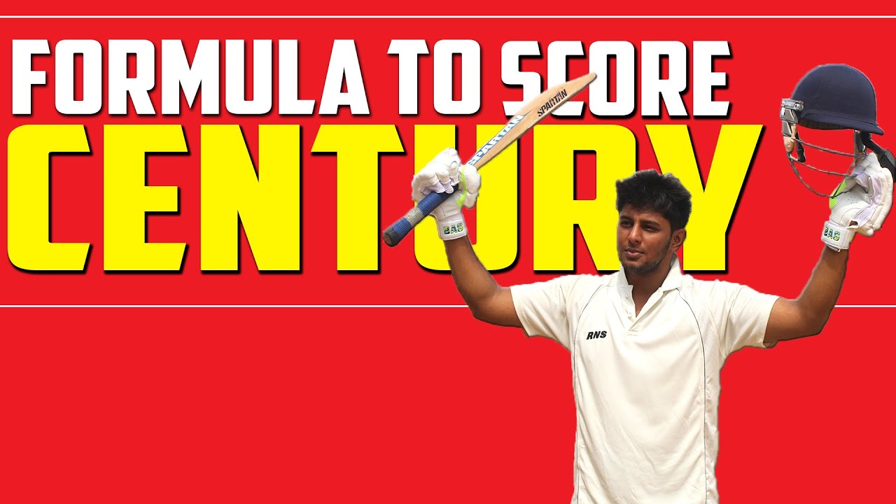 Formula To Score Century In Cricket | Cricket Batting Tips | Nothing But Cricket
