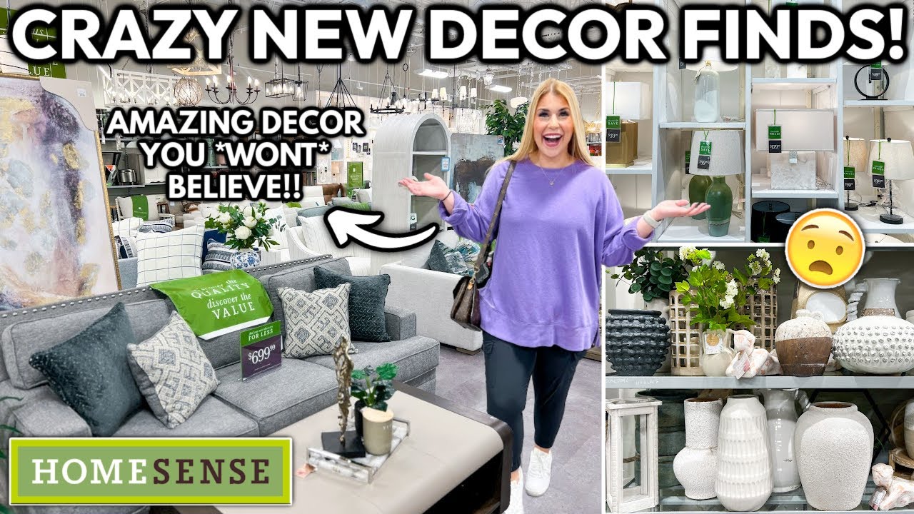 CRAZY NEW DECOR FINDS AT HOMESENSE! 😱 BETTER THAN HOMEGOODS!? | Home Decor + Furniture!