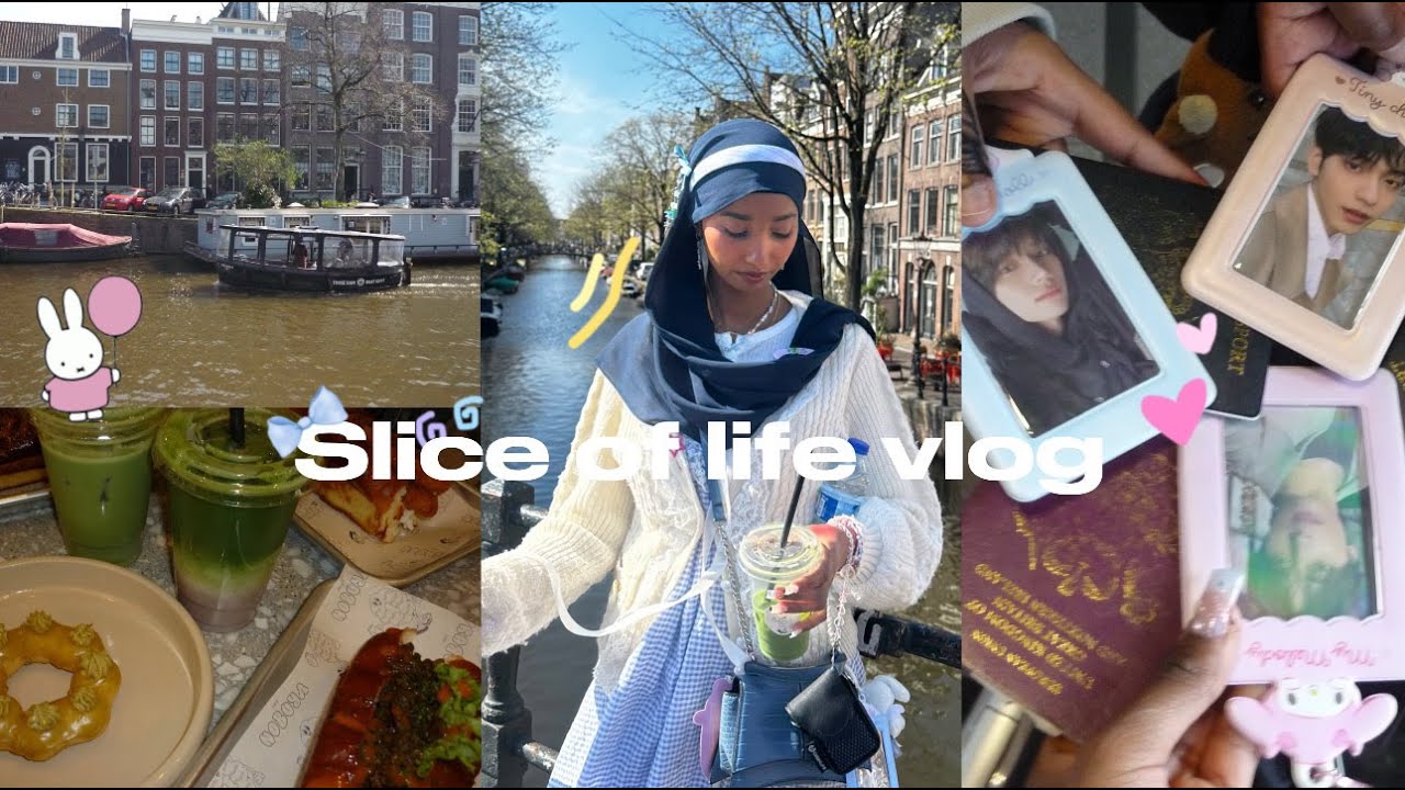 Amsterdam vlog ꩜ cute cafes, lots of matcha, miffy shopping + exploring