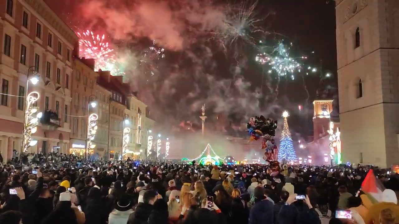 WARSZAWA SYLWESTER 2023/2024 - WARSAW NEW YEAR'S EVE 2023/2024 HAPPY NEW YEAR
