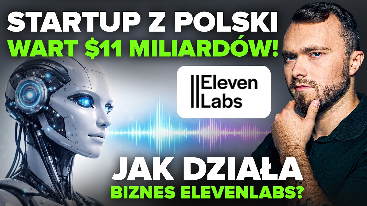Polacy stworzyli firmę wartą 11 miliard&oacute;w. AI, kt&oacute;re sklonuje każdy głos! ElevenLabs podbija świat.