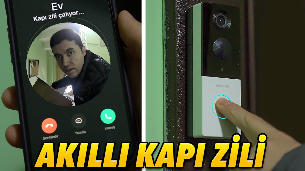 EVİNİZ ARTIK DAHA GÜVENDE🚨 Botslab +360 AKILLI KAPI ZİLİ İNCELEMESİ