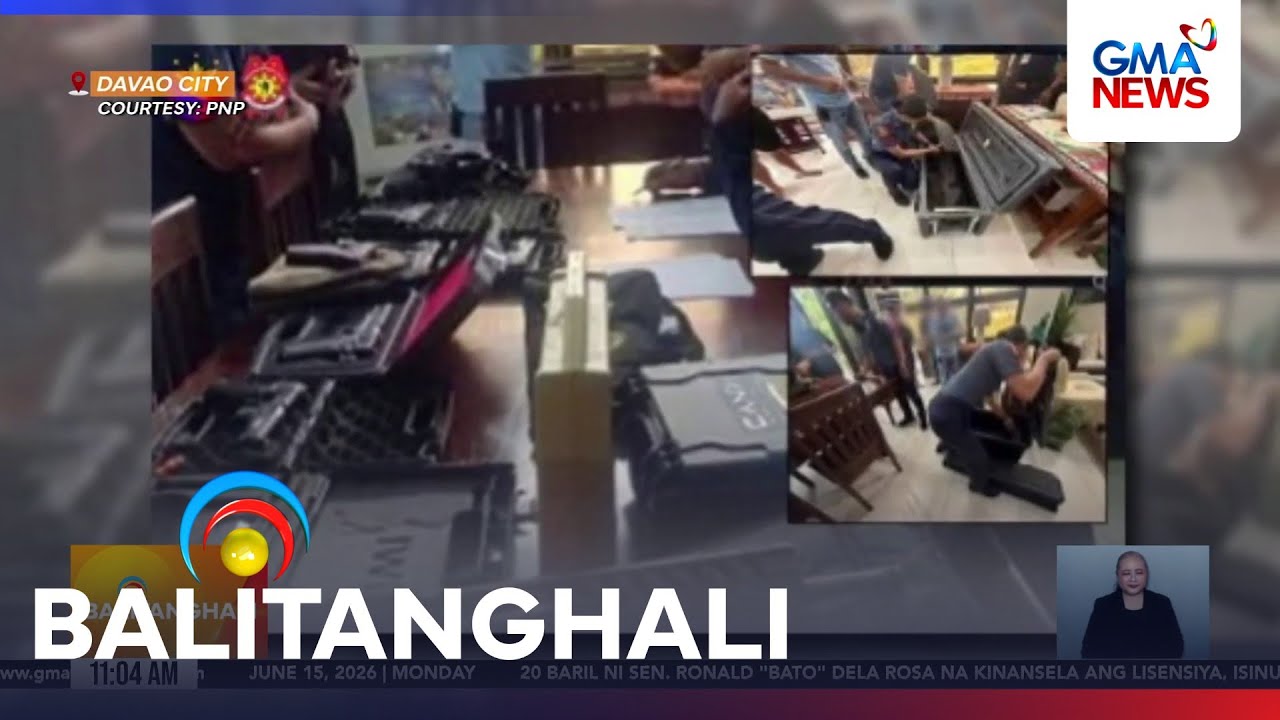 20 armas ni Sen. Dela rosa, isinuko ng kaniyang kampo sa pulisya | Balitanghali