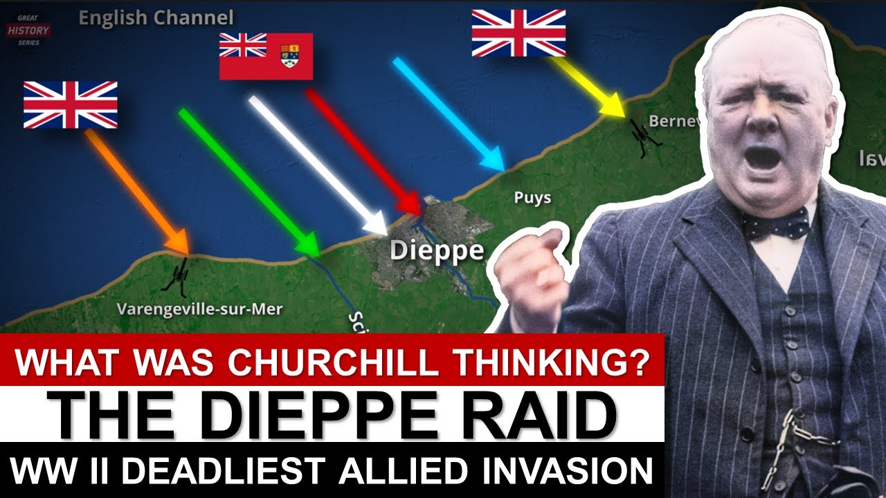 The DIEPPE Raid EXPLAINED with animated maps.