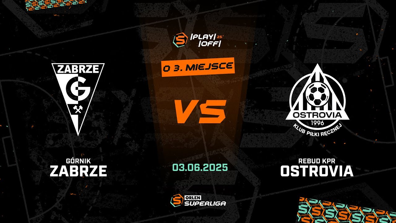 II mecz o 3. miejsce: G&oacute;rnik Zabrze - Rebud KPR Ostrovia  [SKR&Oacute;T]
