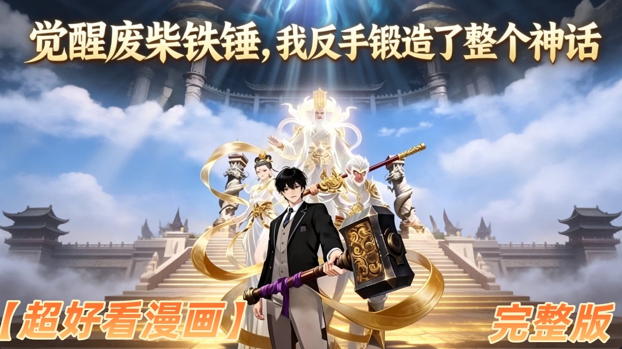 🔥一口气看完【觉醒废柴铁锤，我反手锻造了整个神话】完整版 | 被全校嘲讽觉醒 F 级废柴铁锤，谁知竟是盘古锻天锤，随手锻造神话神兵逆袭诸天 #觉醒废柴铁锤我反手锻造了整个神话 #漫剧合集 #玄幻爽漫