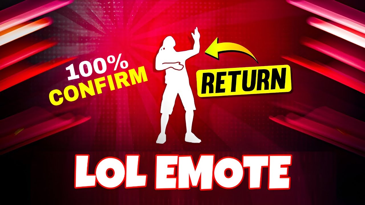 Lol Emote Kab Aayega | Lol Emote Return 🤯🔥 2025 | Free Fire New Event | Free Emote Kob Millage 