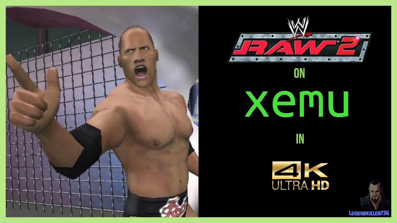 WWE Raw 2 on Xemu [4k - RTX 3080 - i7 9700K]