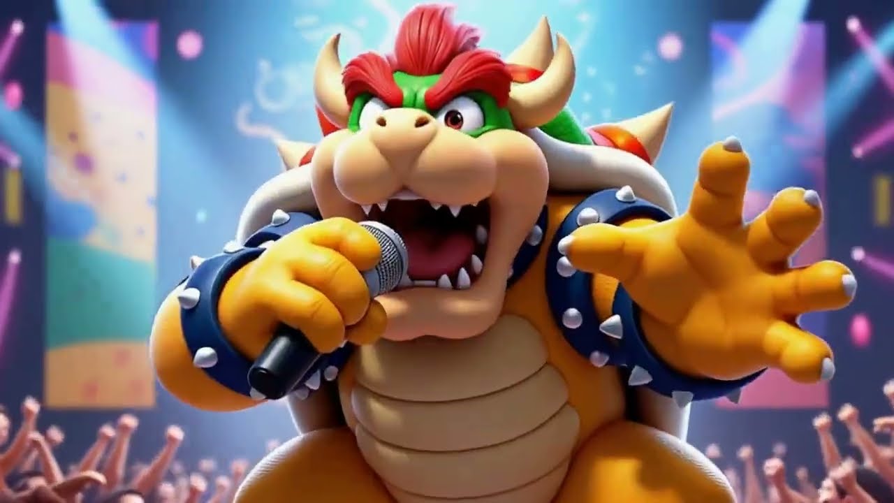 Bowser says feel the beat!!  Foxy and Turtle Adventures @at fun play Foxy and Turtles Adventures