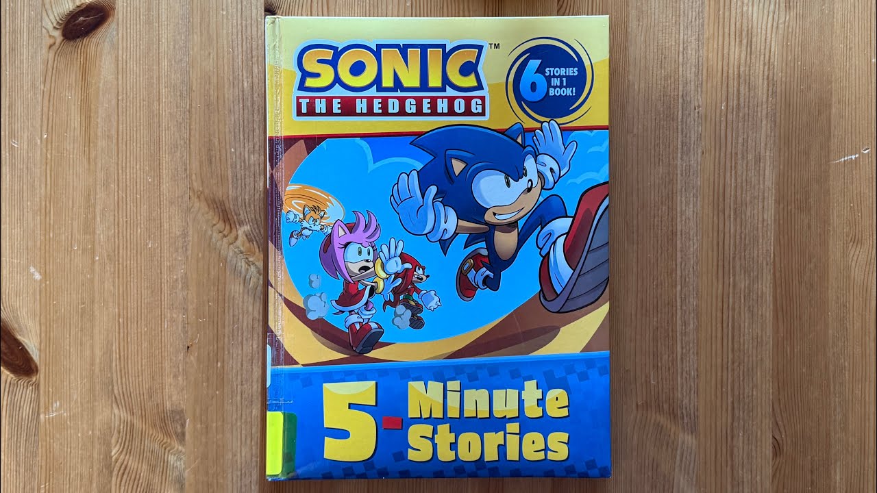 Ash reads Sonic the Hedgehog: 5-Minute Stories - Spook Forest by Kiel Phegley