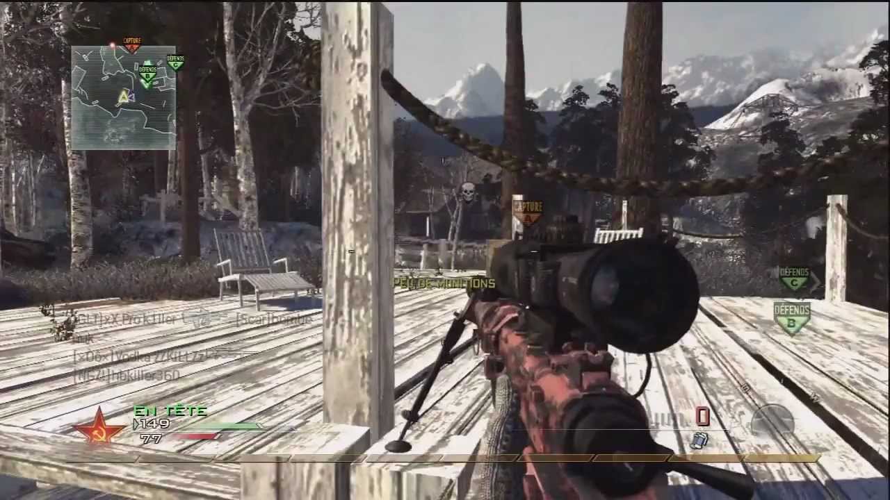 CruxyCX - NUKE sur MW2 au sniper avec Jahta et Luffy !