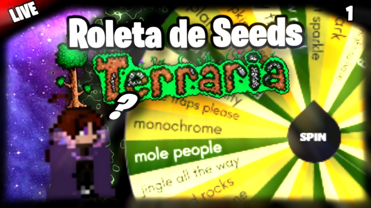 Live - Terraria Roleta de Seeds #1