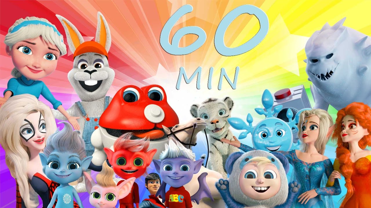 60 Min 😈 Trolls & 🐖  Peppy Pig 🐷 ABC Compilations Collection and More! 🍑
