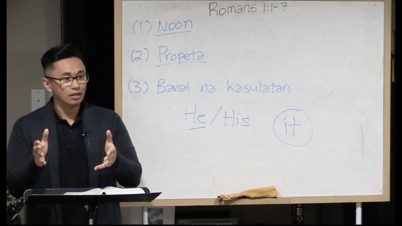 ANG MAGANDANG BALITA NG DIOS (ROMA 1:1-7 + Q&A)