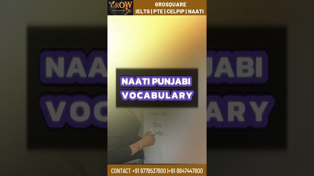 NAATI Punjabi Vocabulary Part 2 | Most Common Words for NAATI CCL Success 💥 