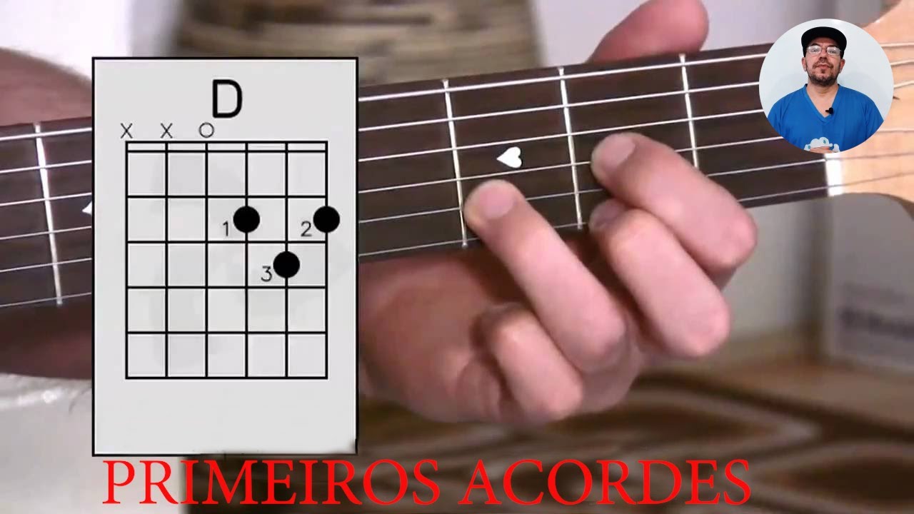 Acordes de RÉ, LÁ e MI - Curso de Violão