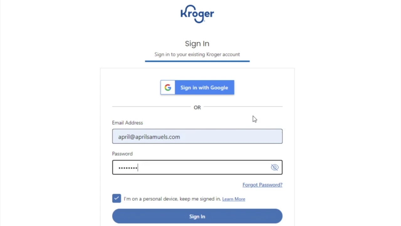 Kroger Community Rewards