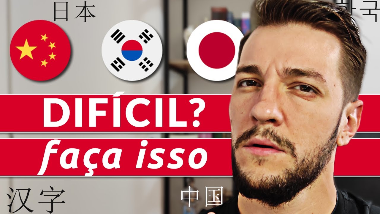 Como aprender Japon&ecirc;s, Coreano ou Mandarim Sozinho (passo a passo)