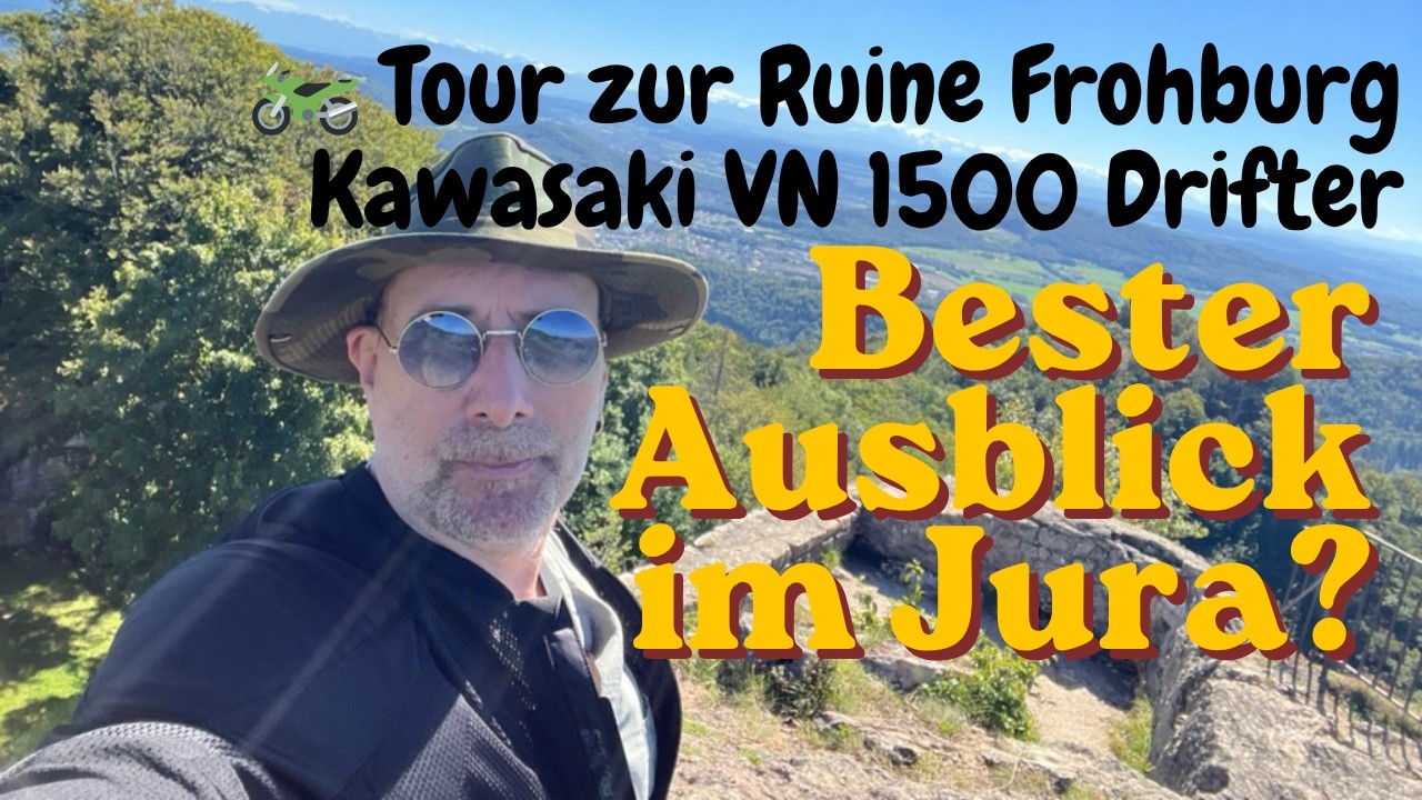 Motorradtour zur Ruine Frohburg mit wahnsinns 360° Aussicht | Kawasaki VN 1500 Drifter